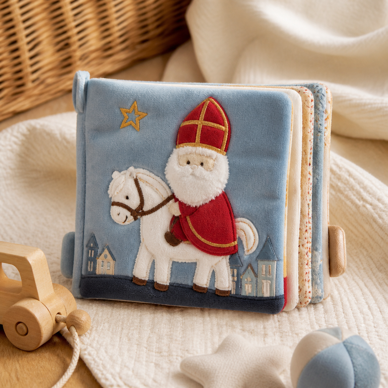 Zacht boekje voor de eerste speelmaanden · Sinterklaas voor een kind