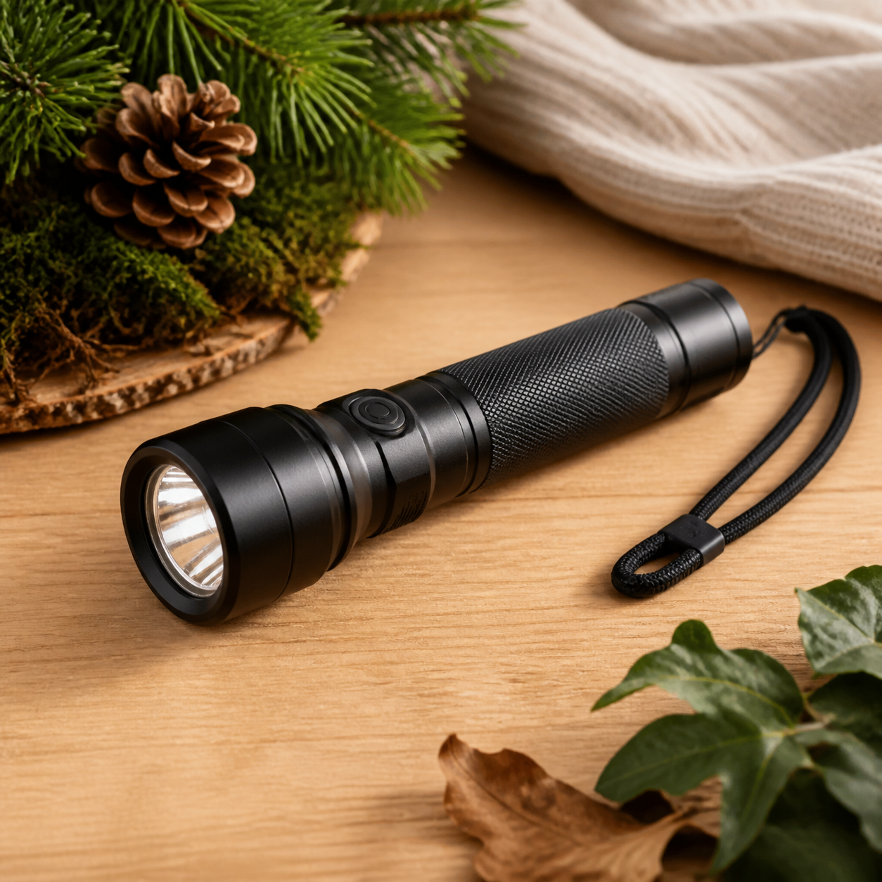 Zaklamp om de natuur te ontdekken · Kerst voor een ouder