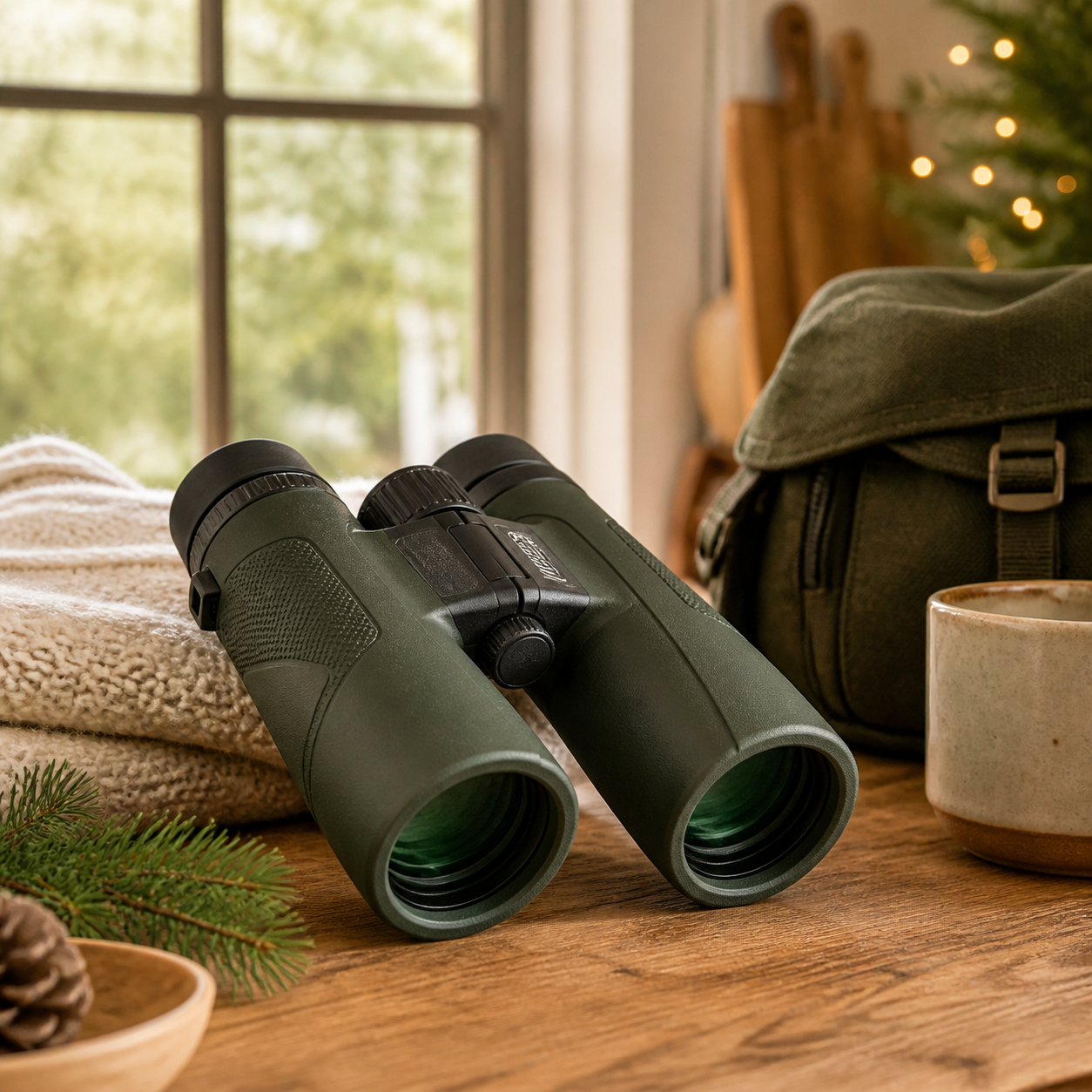 Verrekijker voor een weekend buiten · Kerst voor een ouder