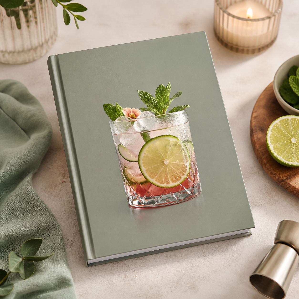 Mocktailboek om nieuwe drankjes te mixen · Verjaardag voor je partner