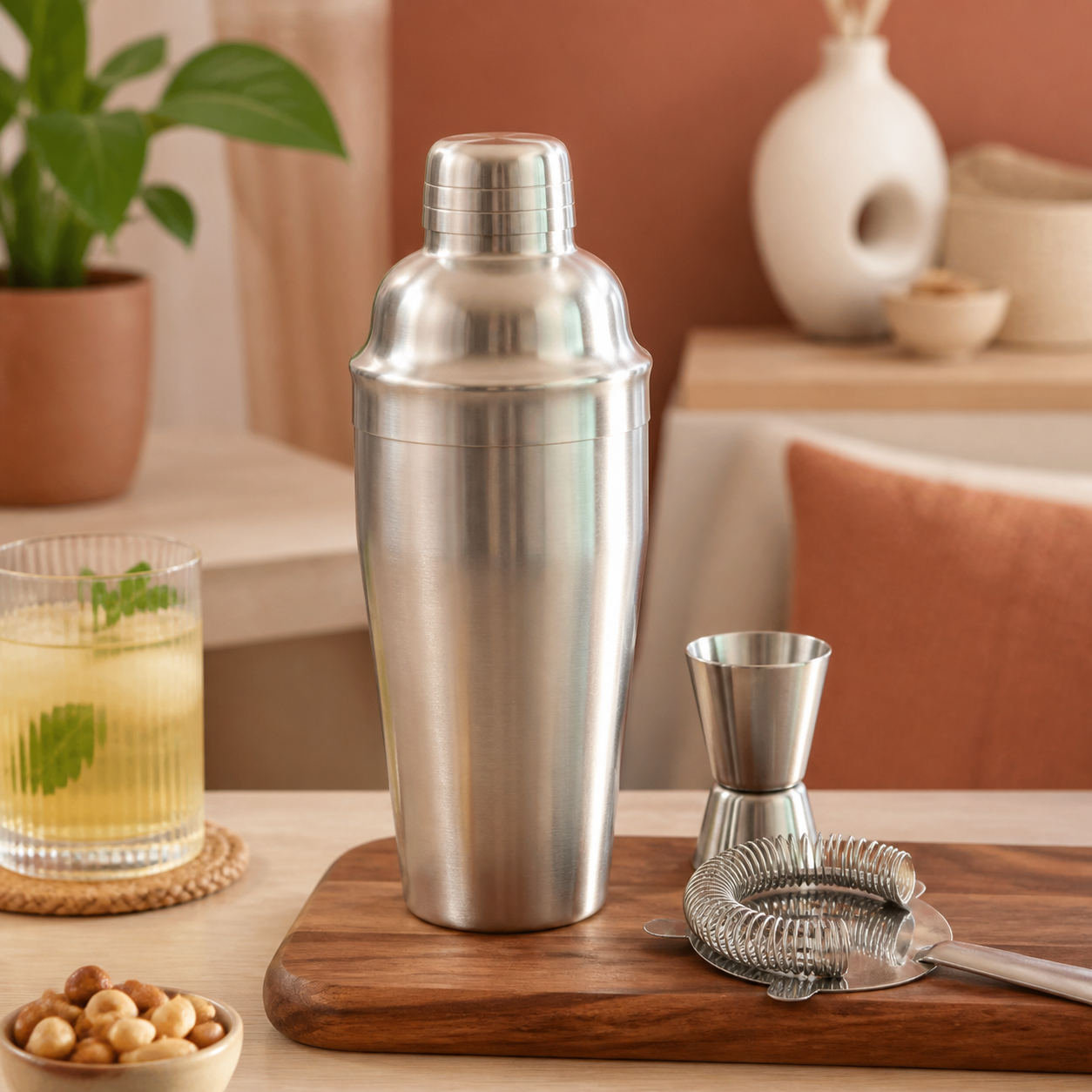 Shaker voor een feestelijke borrel · Verjaardag voor een vriend