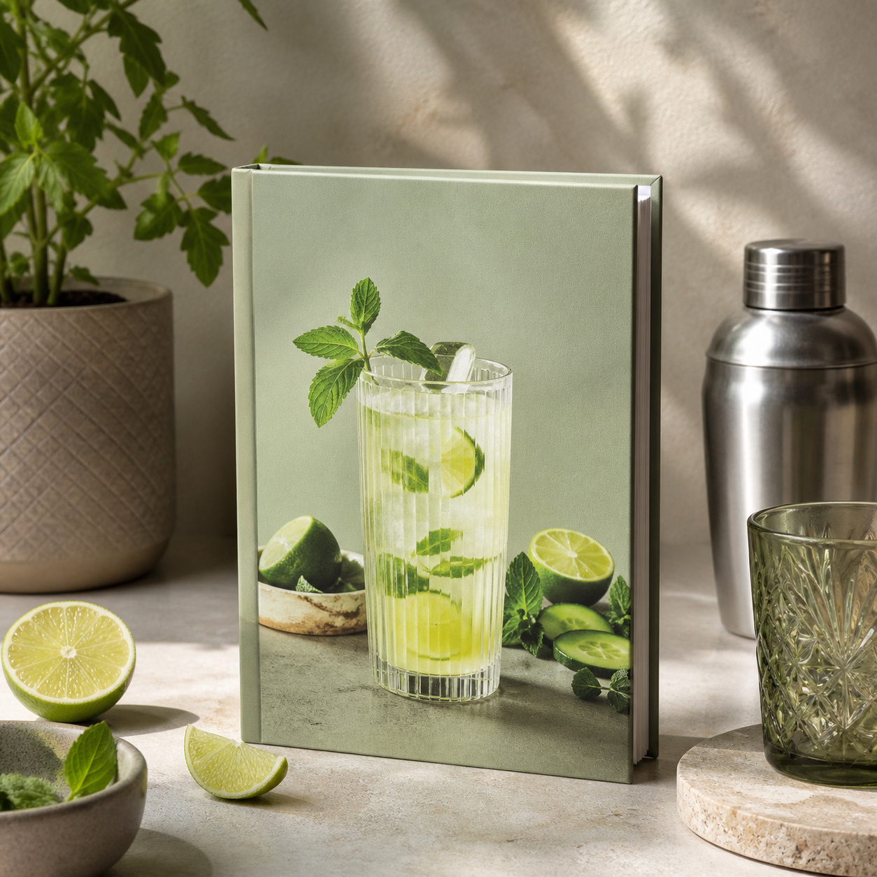 Mocktailboek om nieuwe drankjes te mixen · Verjaardag voor een vriend