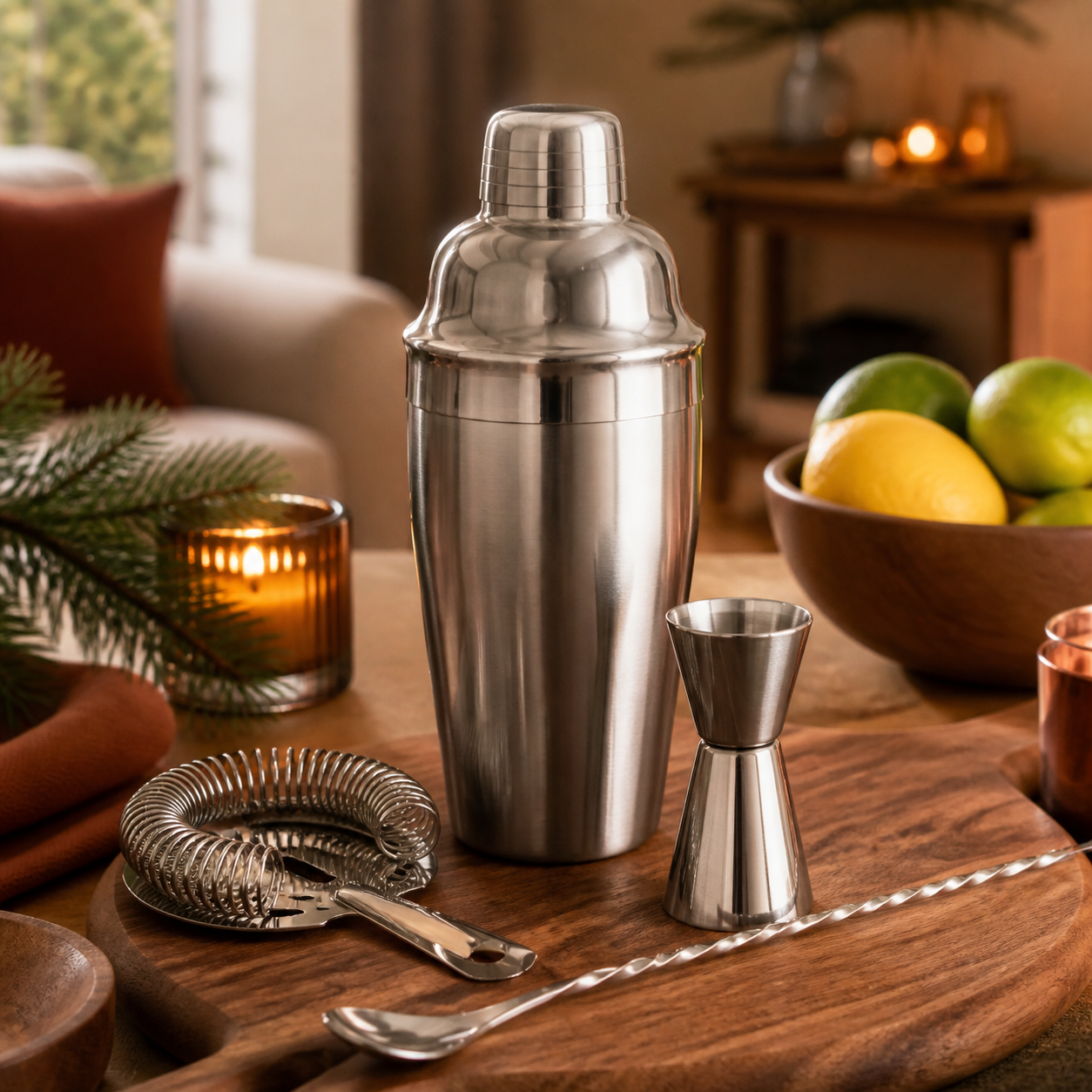 Shaker voor een avond met vrienden · Kerst voor een vriend