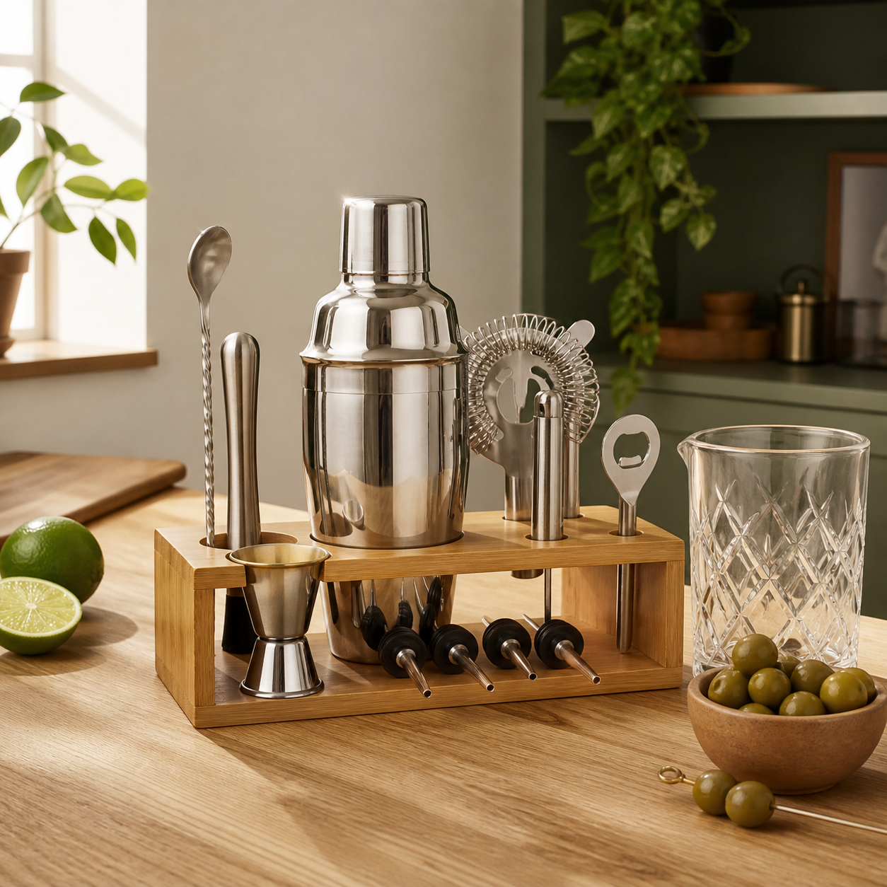 Barset voor een avond met vrienden · Housewarming voor een vriend