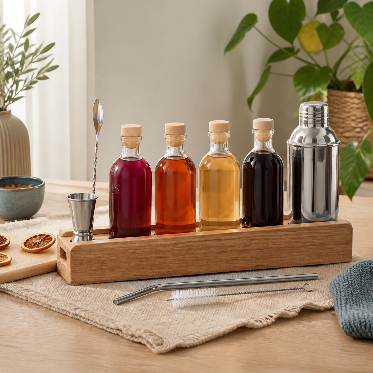 Siroopset voor een avond met vrienden · Housewarming voor een vriend