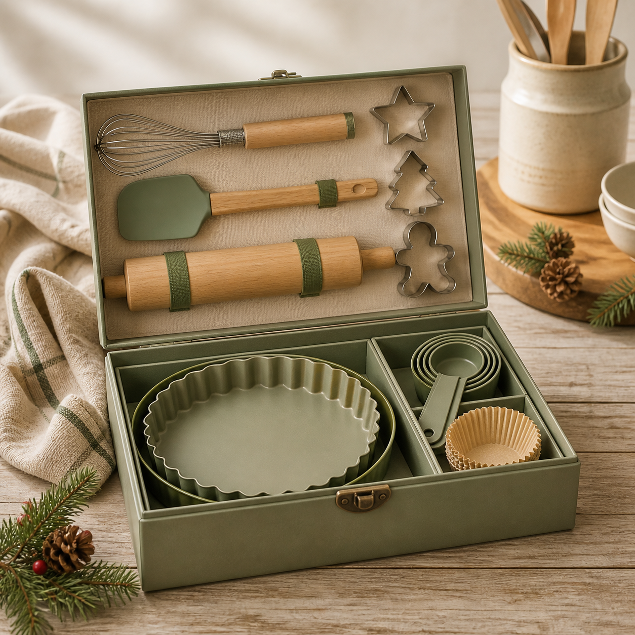 Bakset om nieuwe recepten te proberen · Kerst voor een ouder