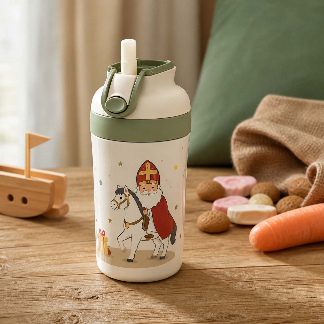Drinkbeker voor thuis en onderweg · Sinterklaas voor een kind