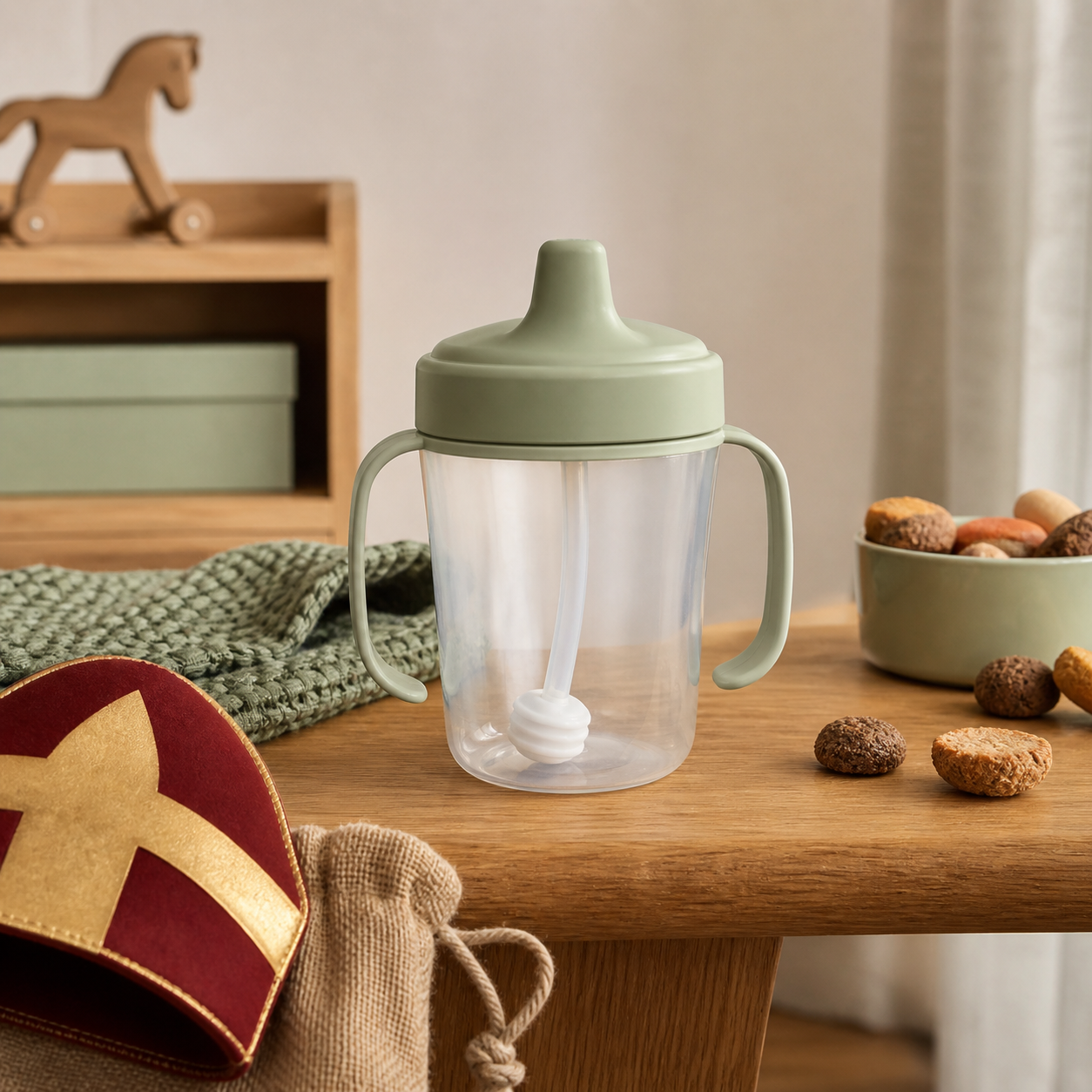 Drinkbeker voor zelfstandig drinken · Sinterklaas voor een kind