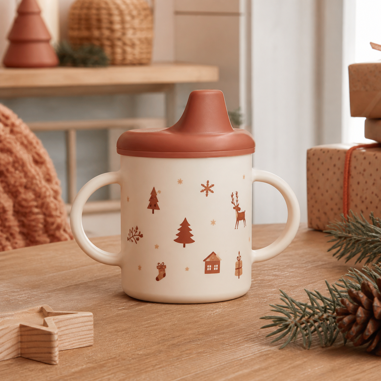 Kindermok voor kleine dorstlessers · Kerst voor familie