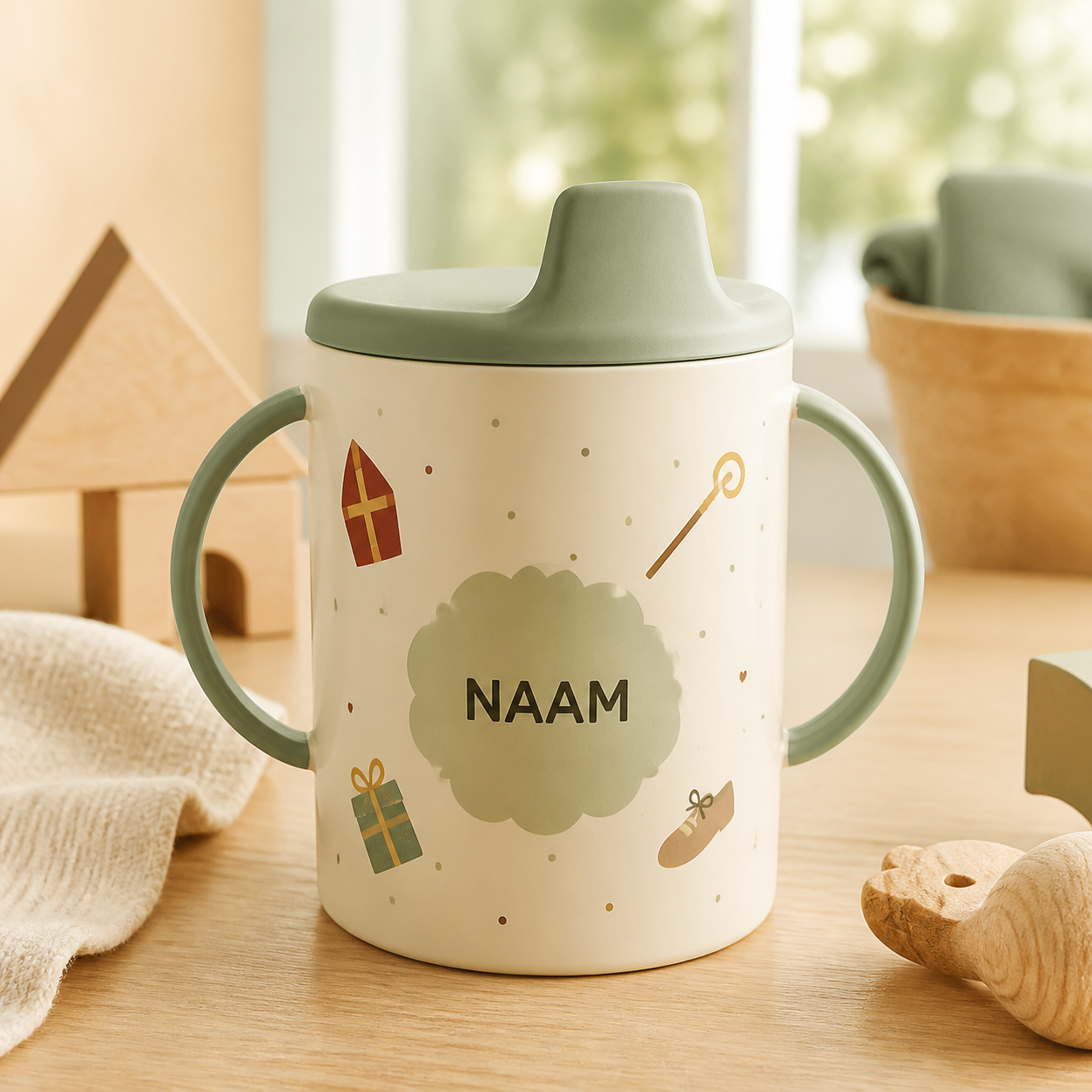Drinkbeker met een persoonlijke opdruk · Sinterklaas voor familie