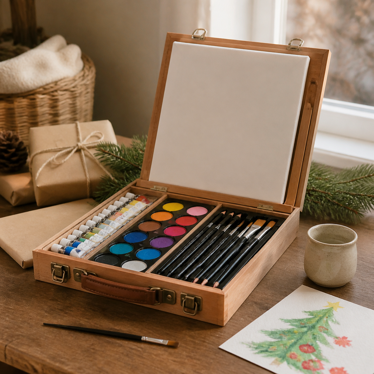 Verfset voor jonge makers · Kerst voor een kind