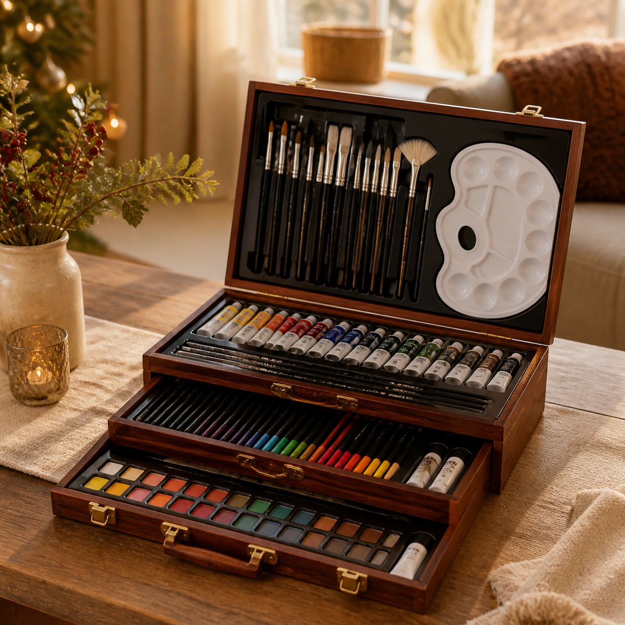 Verfset om direct mee te beginnen · Kerst voor familie