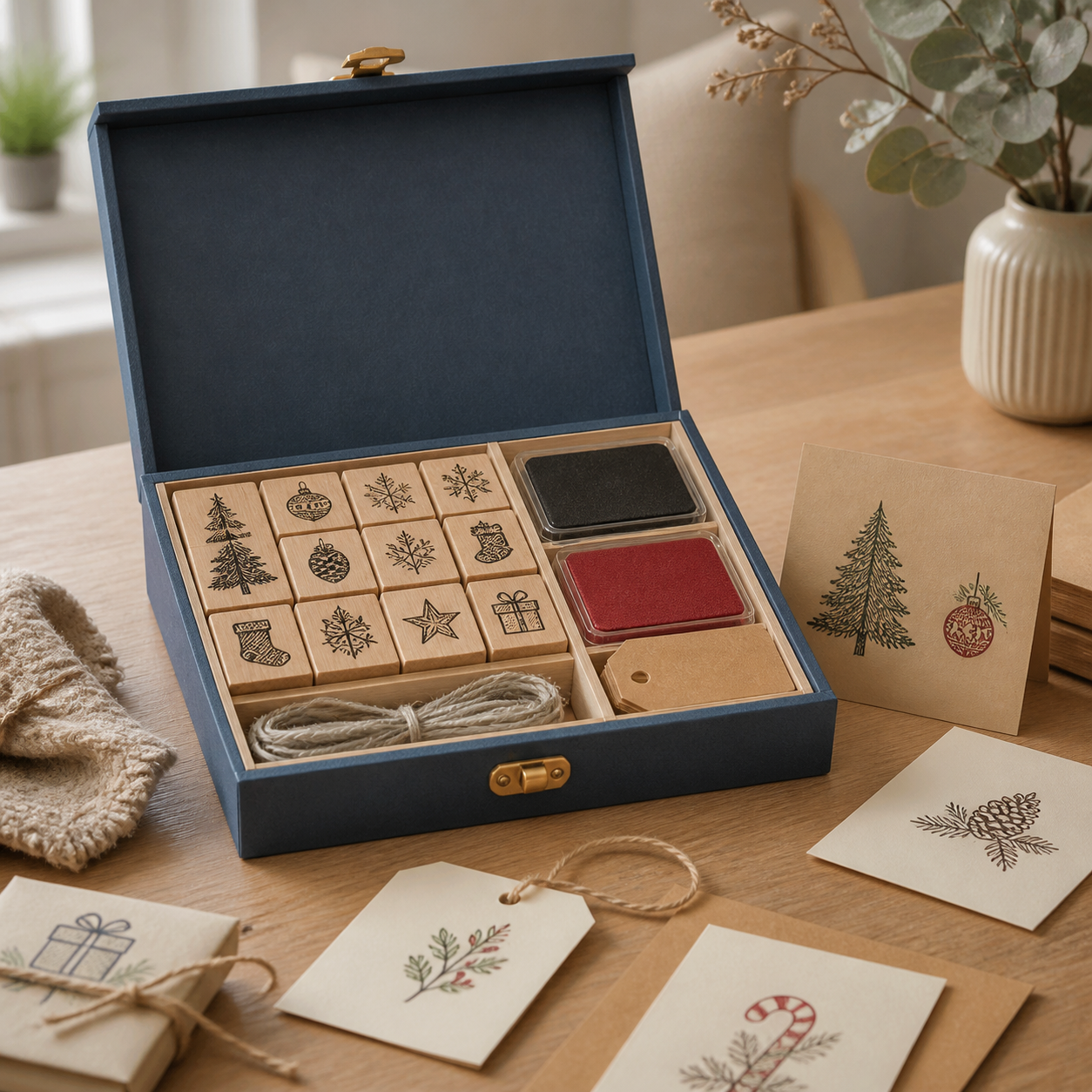 Stempeldoos om direct mee te beginnen · Kerst voor familie