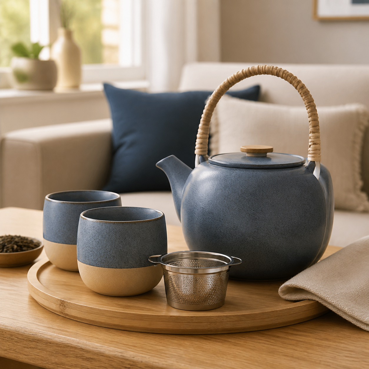 Theeset voor rustige koffiemomenten · Housewarming voor je partner