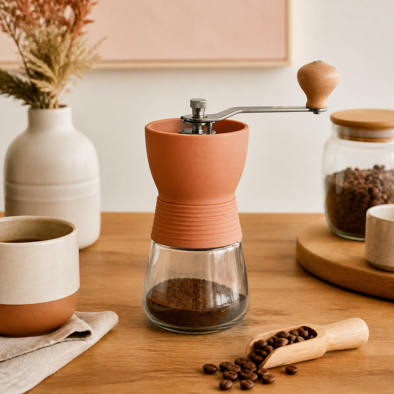 Koffiemolen voor rustige koffiemomenten · Housewarming voor je partner