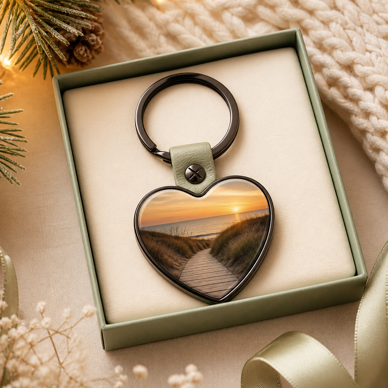 Sleutelhanger voor een dierbaar moment · Kerst voor je partner