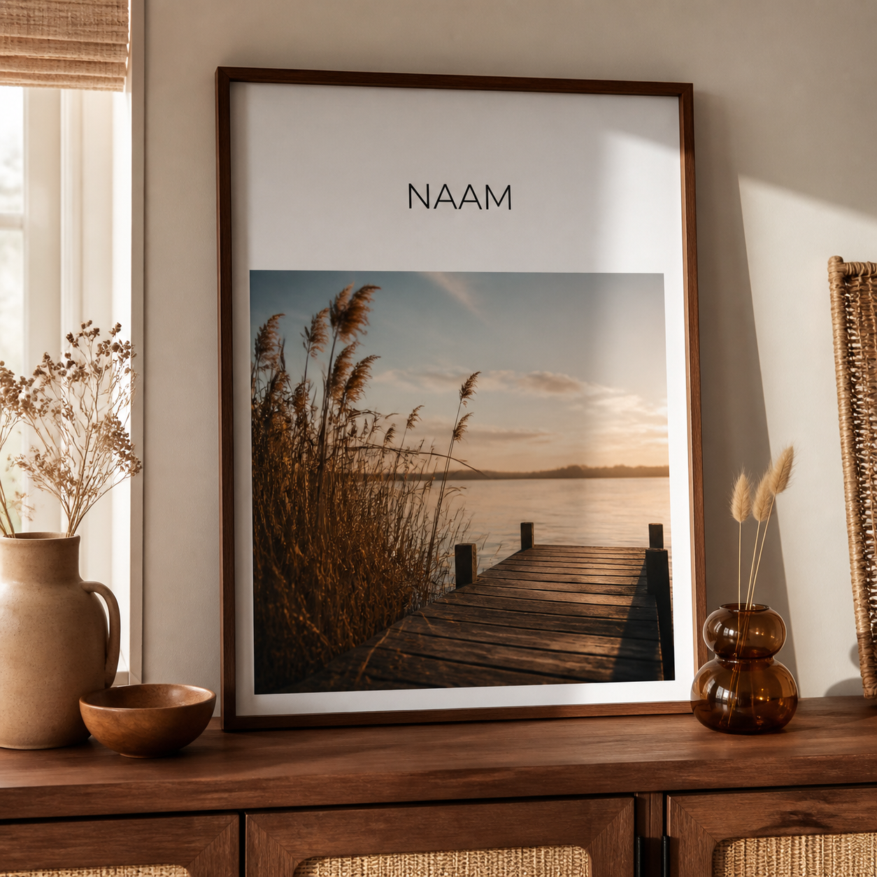 Poster met naam of eigen foto · Verjaardag voor een ouder