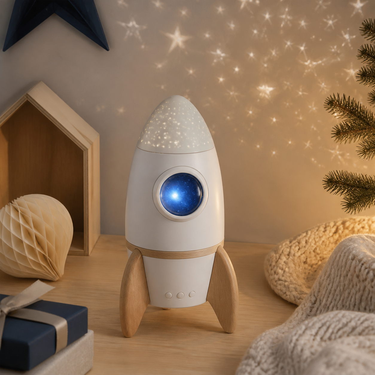Raket voor een kamer vol sterren · Kerst voor een kind