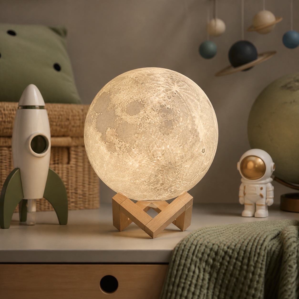 Maanlamp voor jonge astronauten · Kerst voor familie