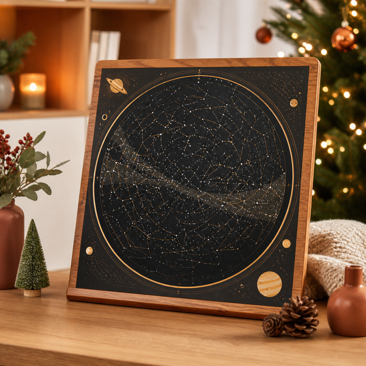Sterrenkaart om het heelal te ontdekken · Kerst voor familie