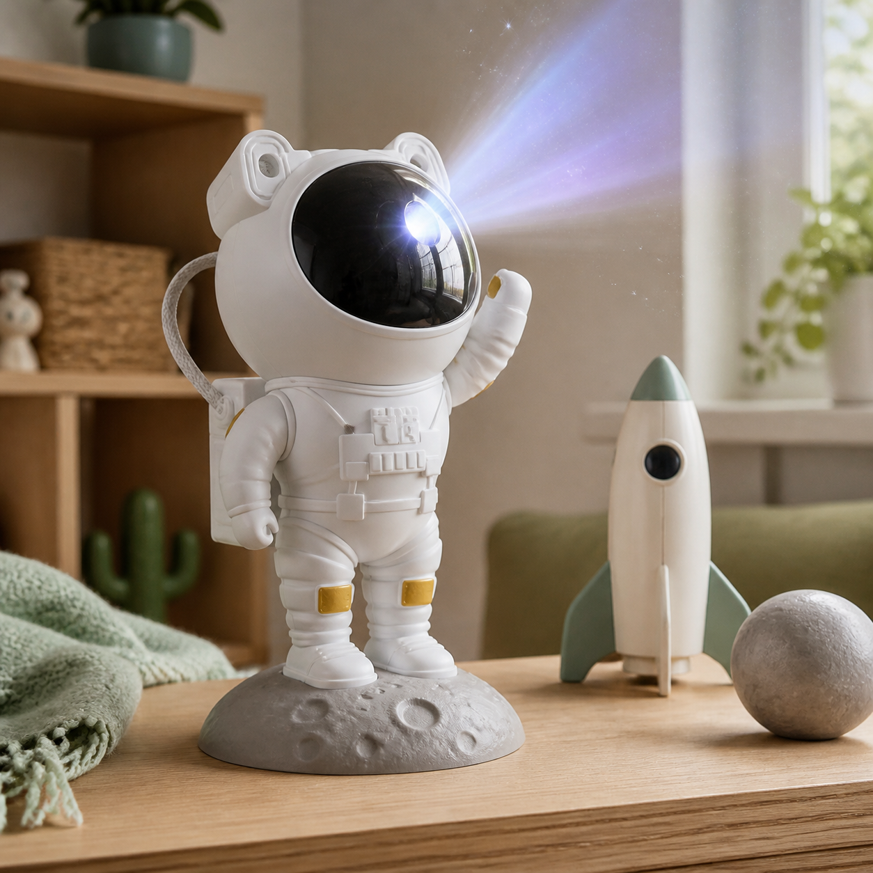 Astronaut om spelend te leren · Zomaar voor familie