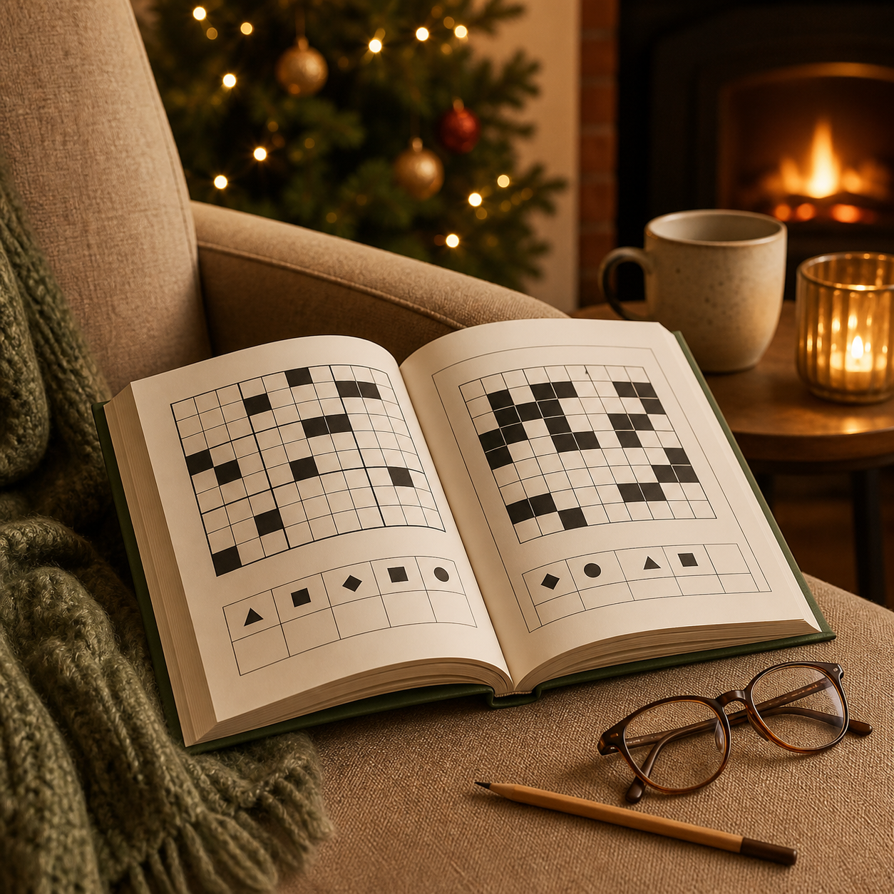 Puzzelboek voor dagelijks comfort · Kerst voor een ouder