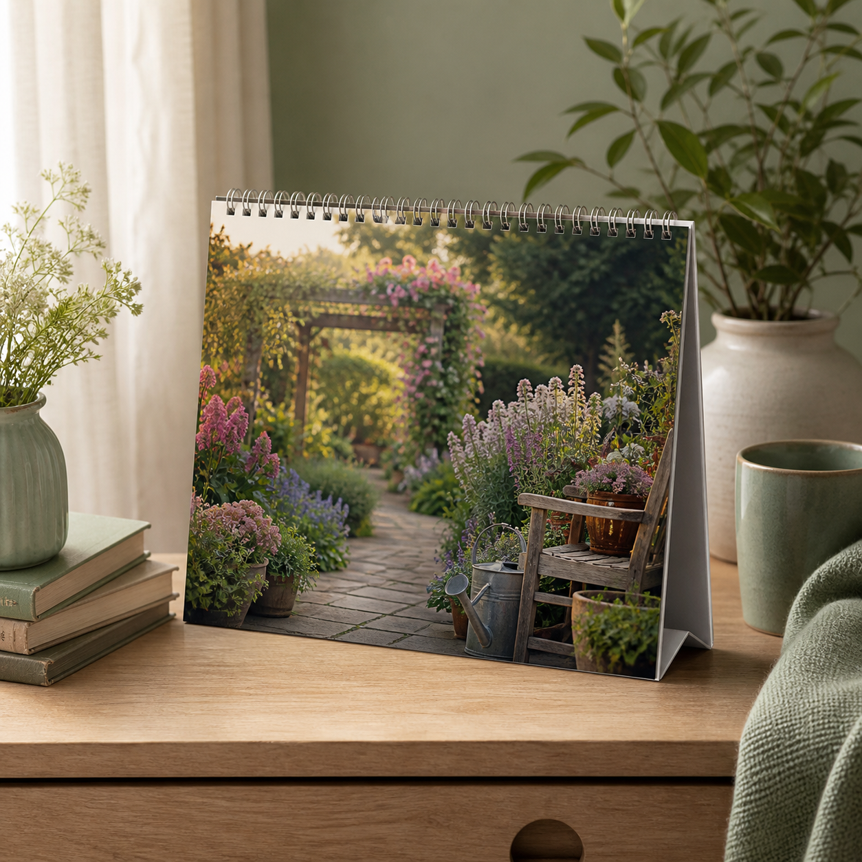 Fotokalender voor tuinliefhebbers · Moederdag voor een ouder