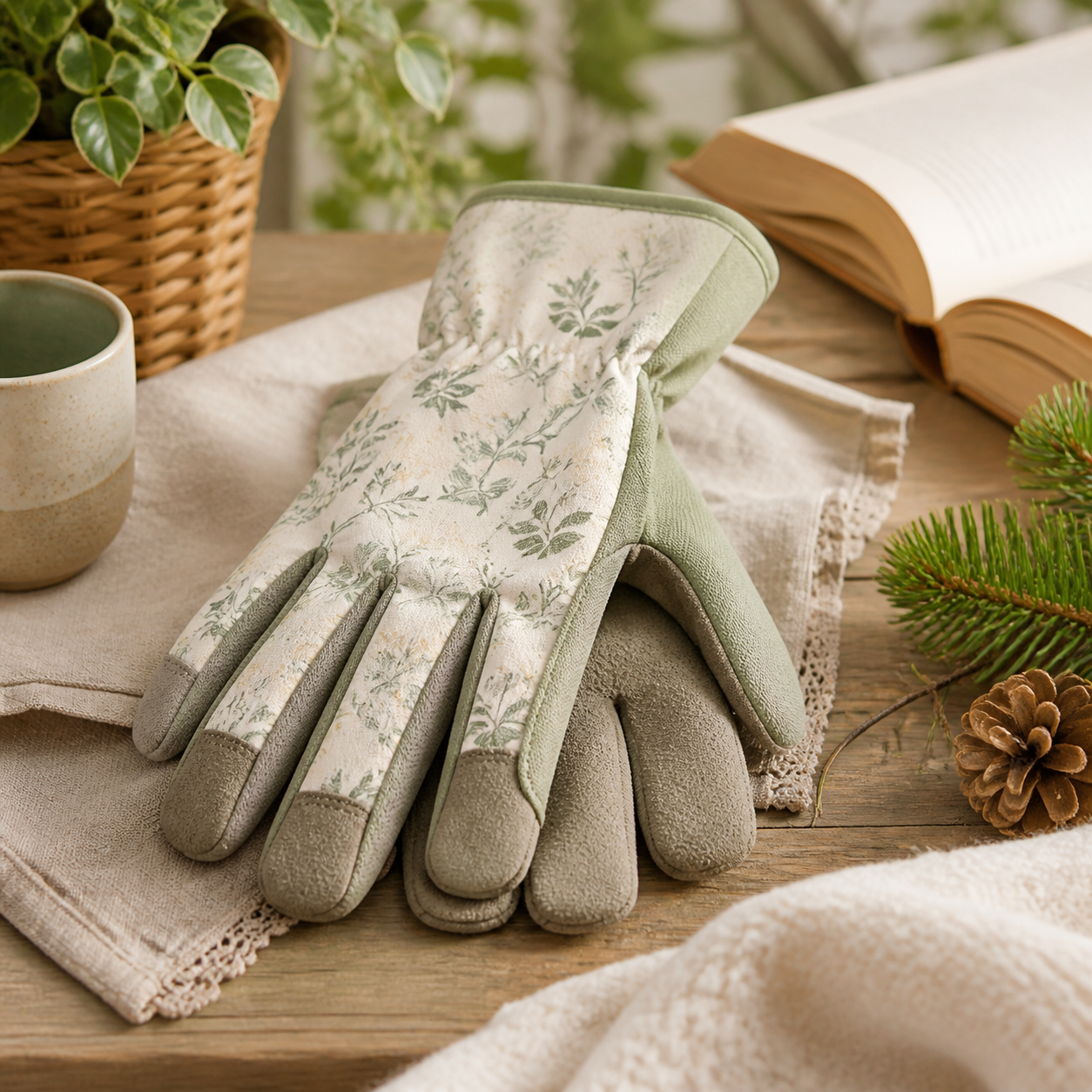 Tuinhandschoenen voor rustige leesmomenten · Kerst voor familie