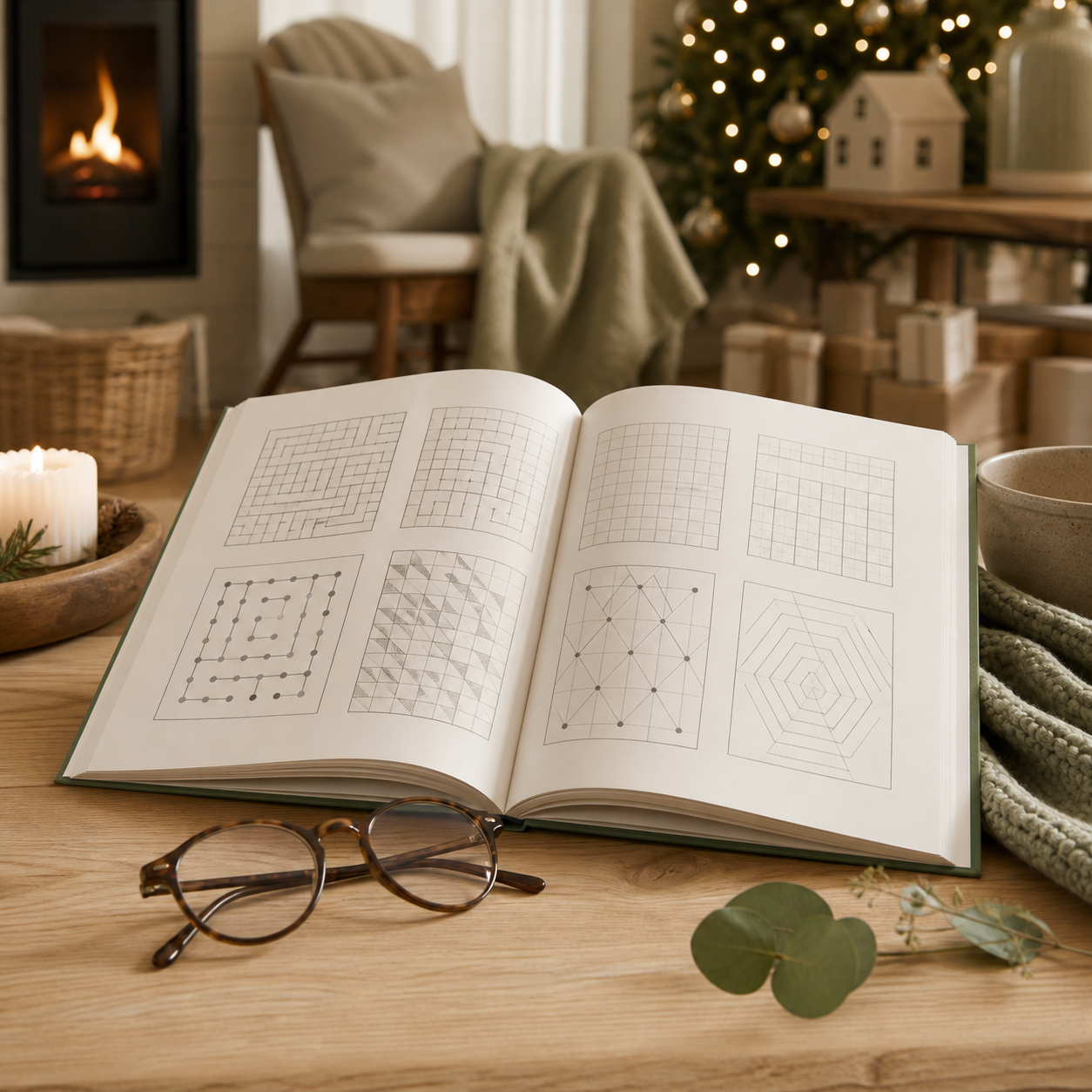 Puzzelboek voor dagelijks comfort · Kerst voor familie