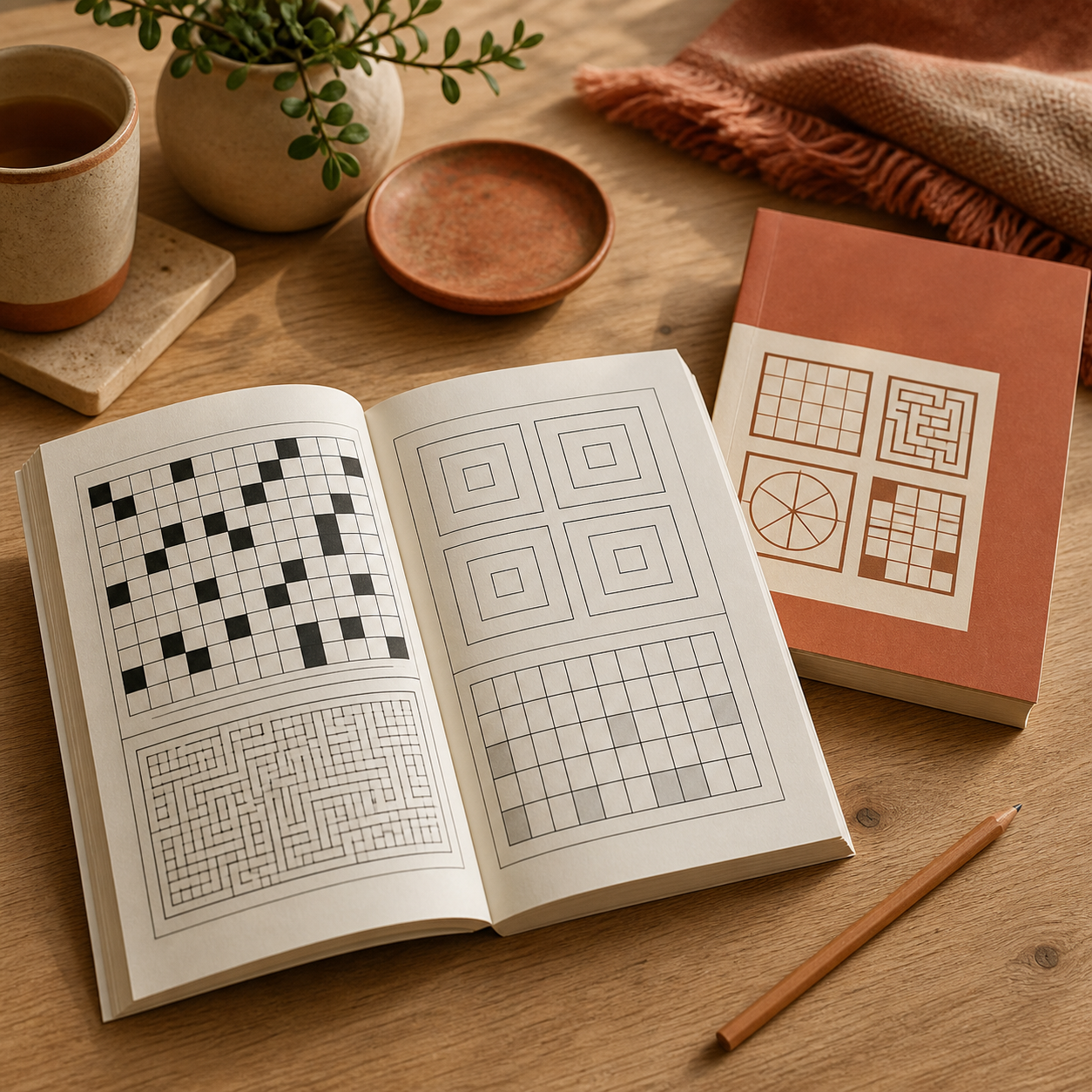 Puzzelboek voor ontspannen middagen · Vaderdag voor familie