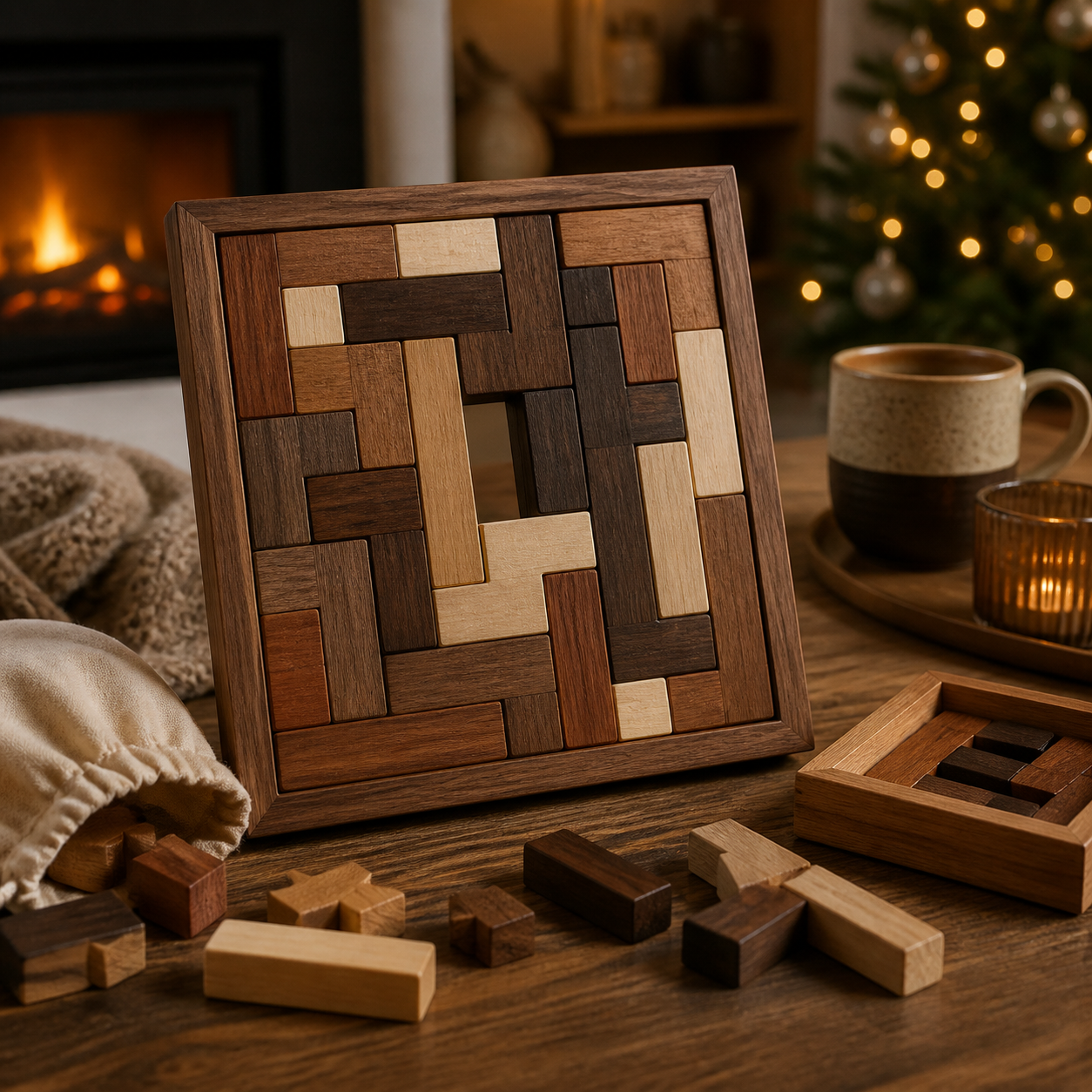 Puzzelspel voor fanatieke puzzelaars · Kerst voor je partner