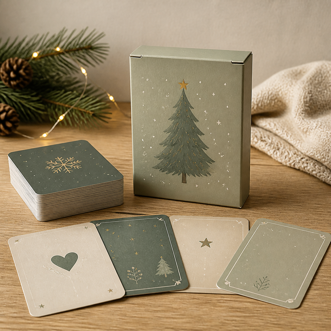 Kaartspel voor vrienden en familie · Kerst voor je partner