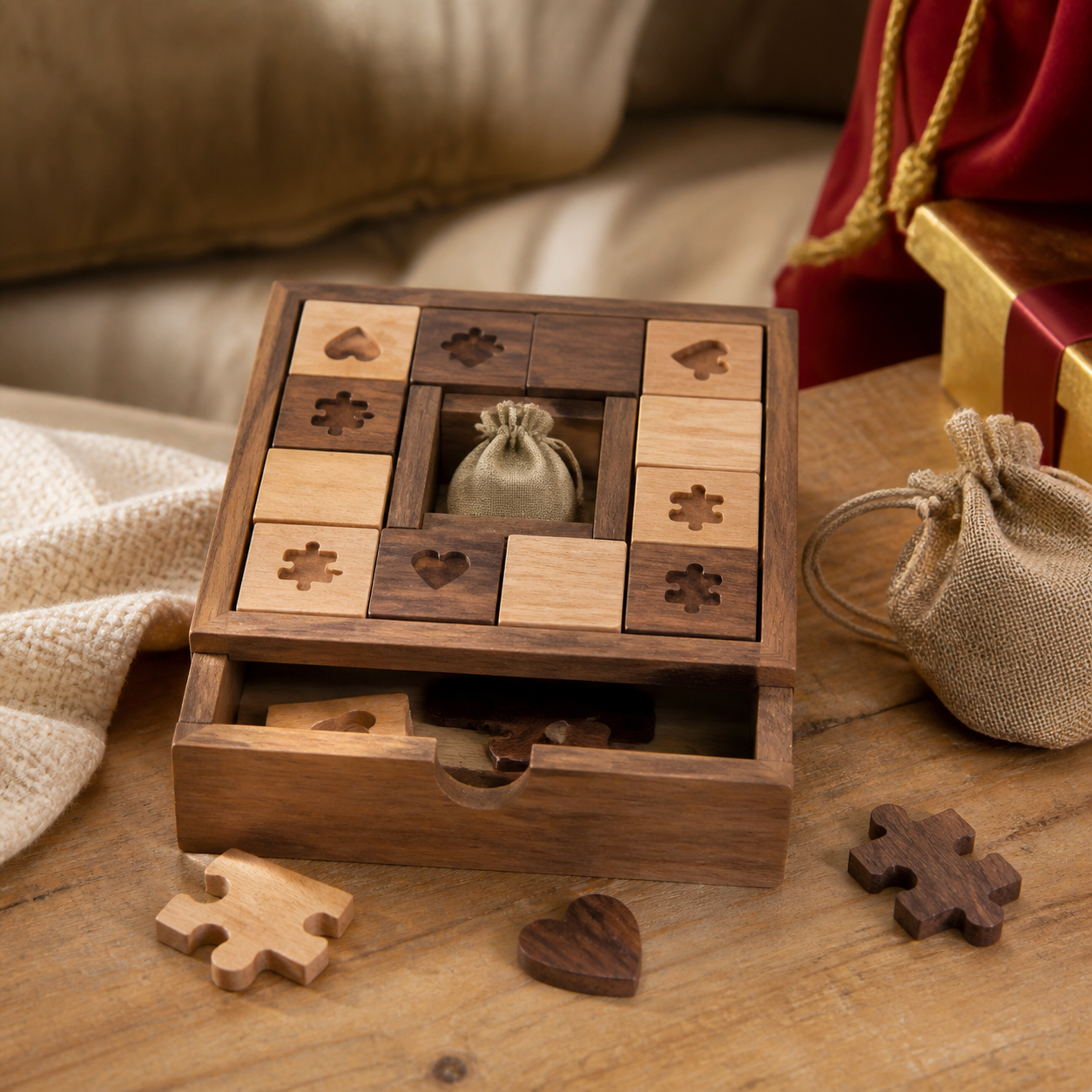 Puzzelspel voor vrienden en familie · Sinterklaas voor je partner
