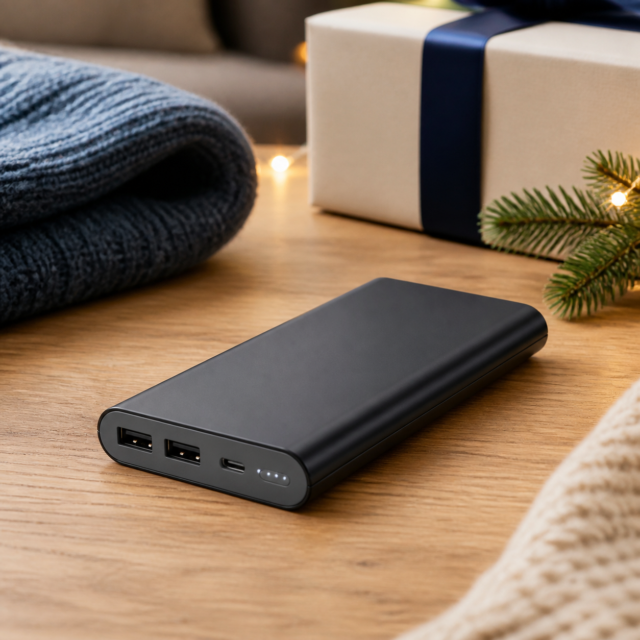 Powerbank voor thuis en onderweg · Kerst voor je partner