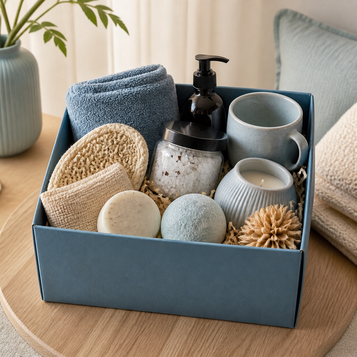 Verzorgingsbox voor een ontspannen weekend · Bedankje voor een ouder