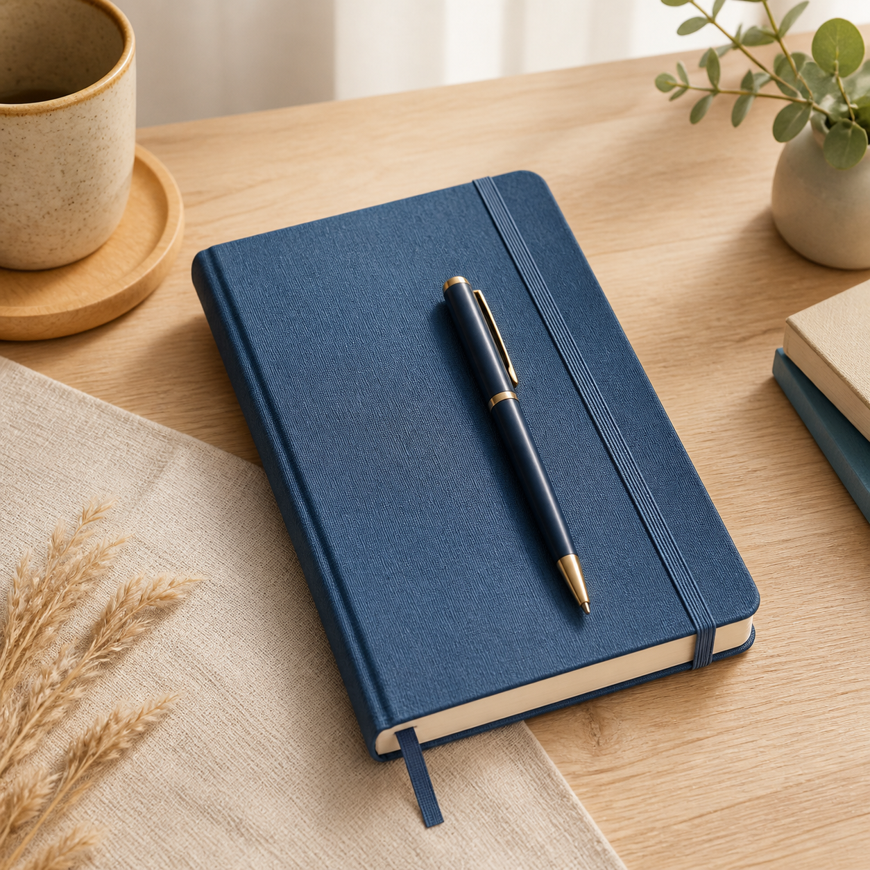 Luxe notitieboek met pen