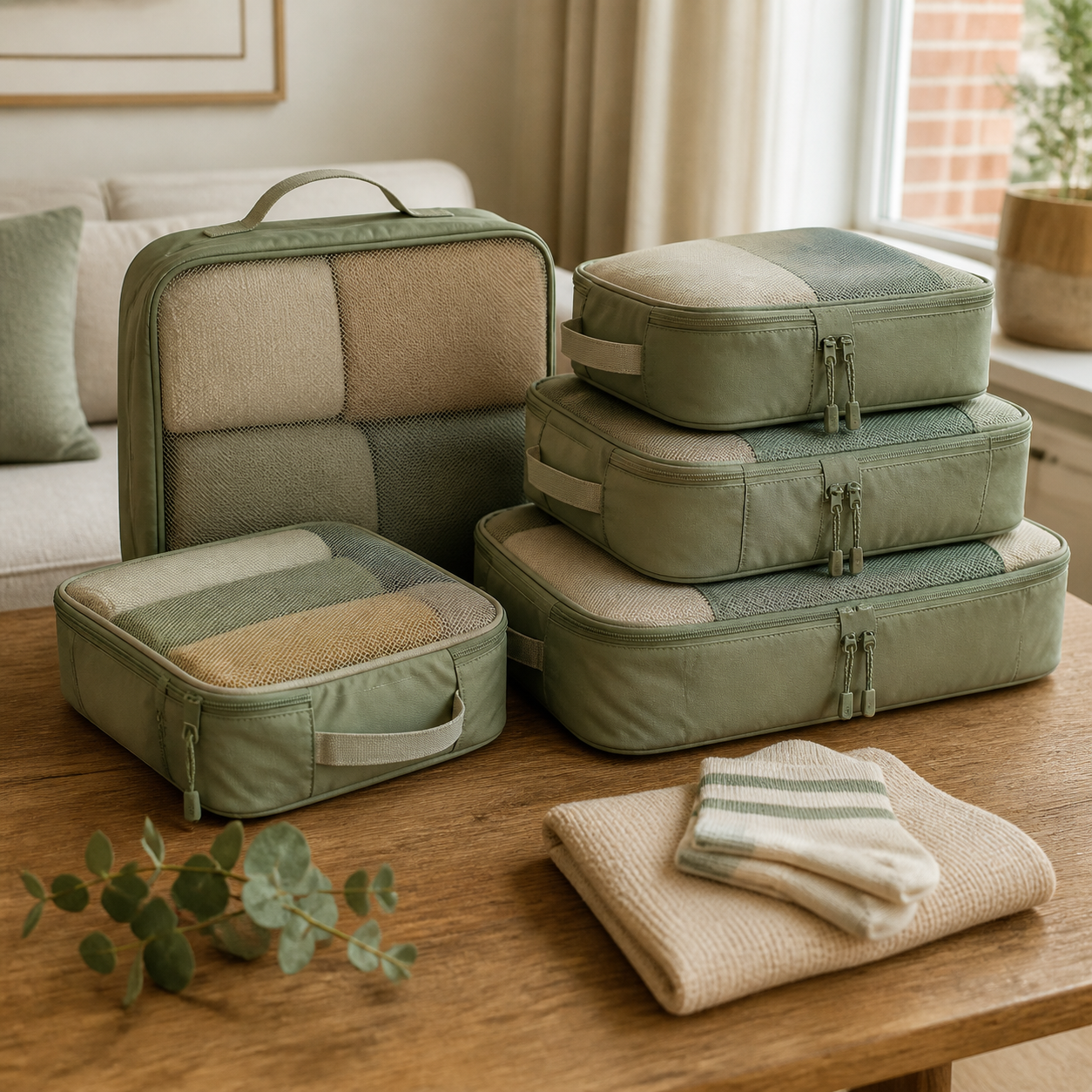 Inpakorganizers voor weekend weg